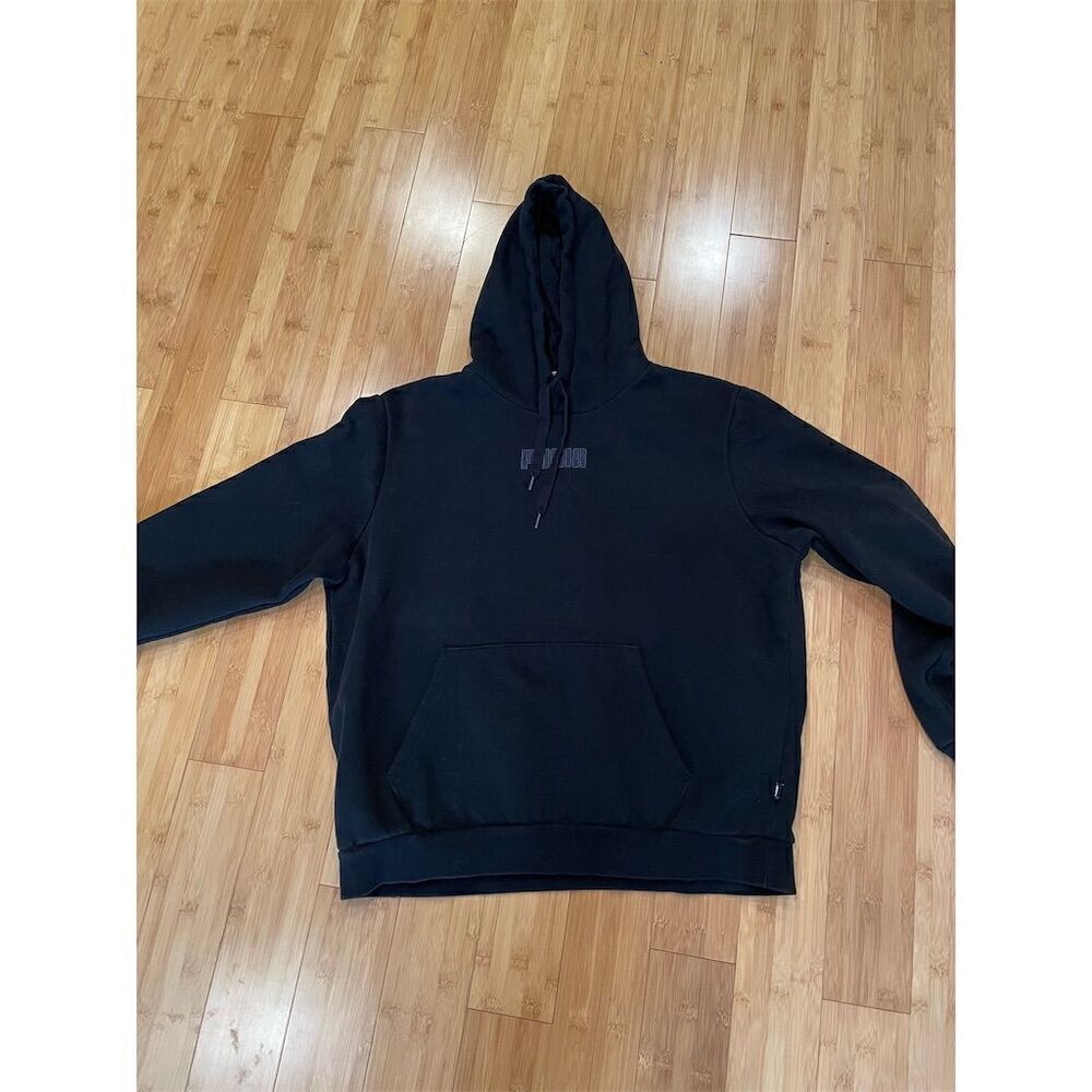 *3/$15 PUMA Men's Modern Basics Hoodie Black XL Pullover Drawstring Hood